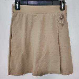 Girls Cat and Jack khaki skirt